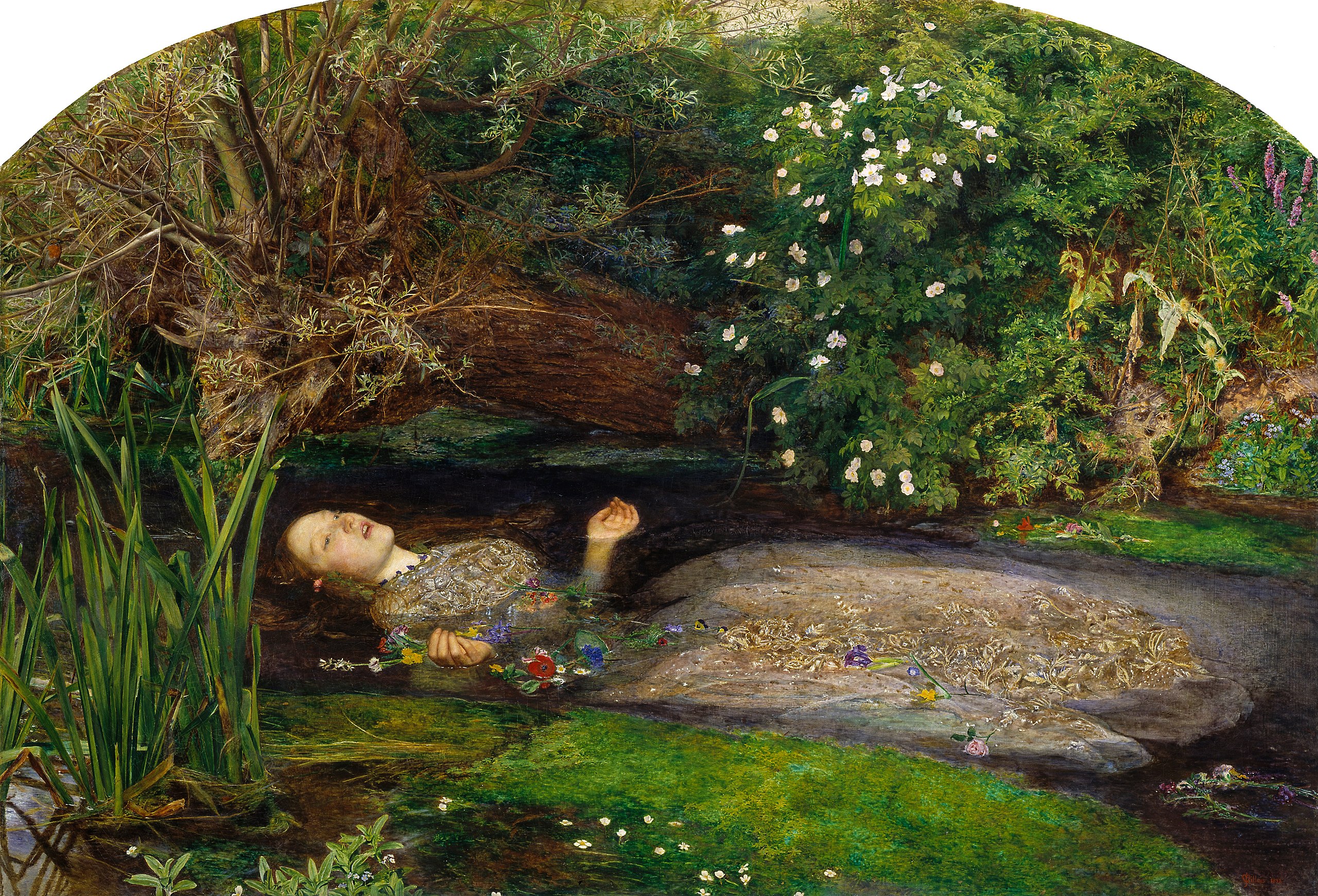 Ophelia (1851–1852)
John Everett Millais