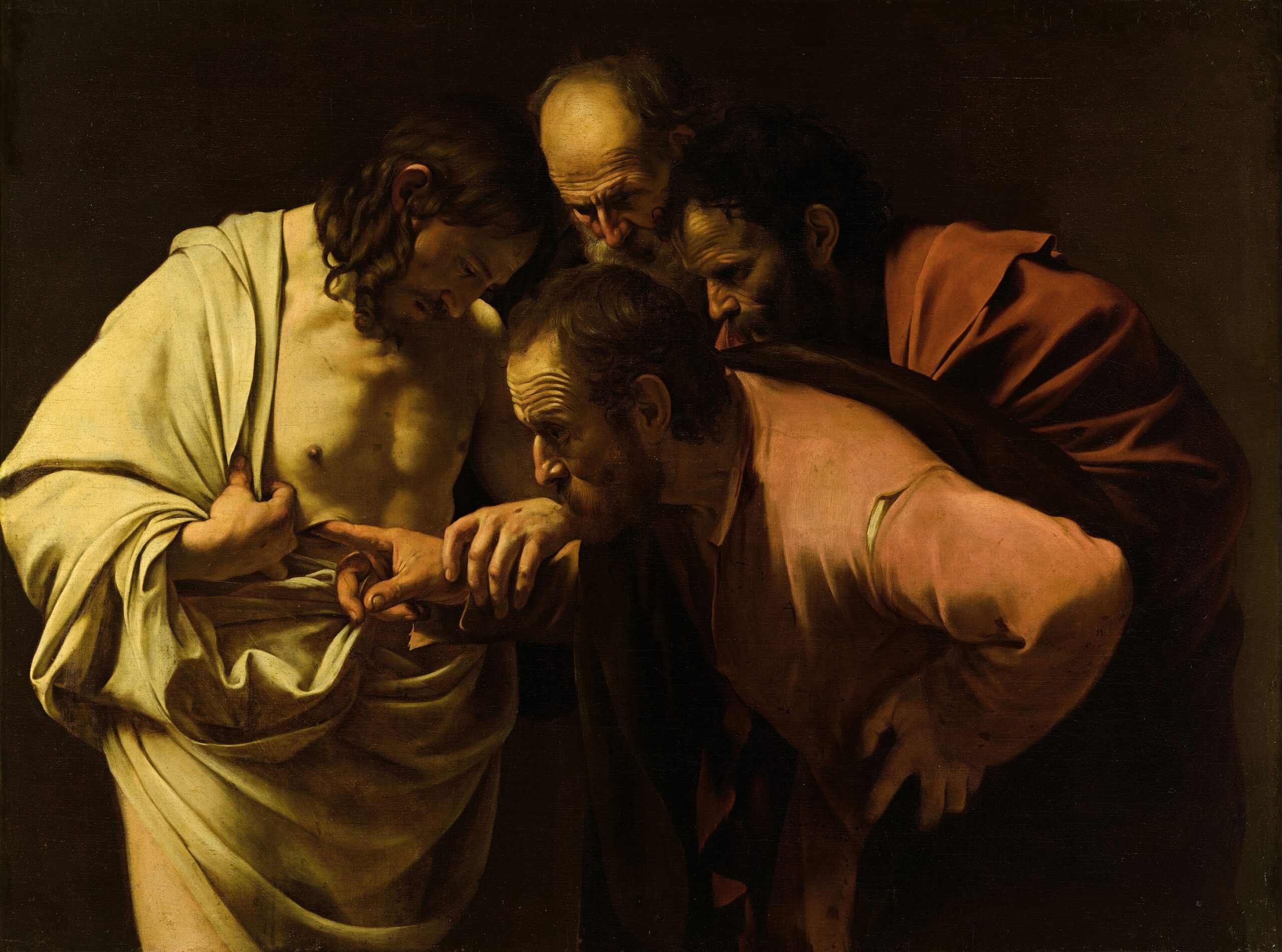 The Incredulity of Saint Thomas (circa 1601–1602)
Caravaggio