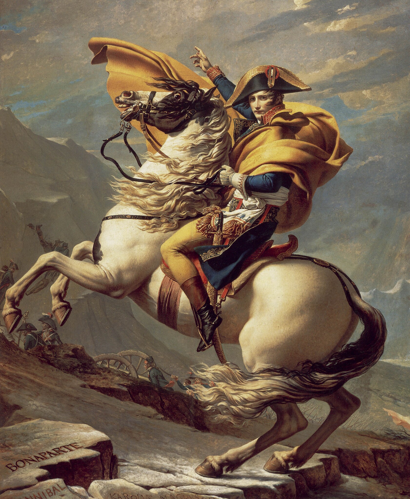 Napoleon Crossing the Alps (1801)
Jacques-Louis David