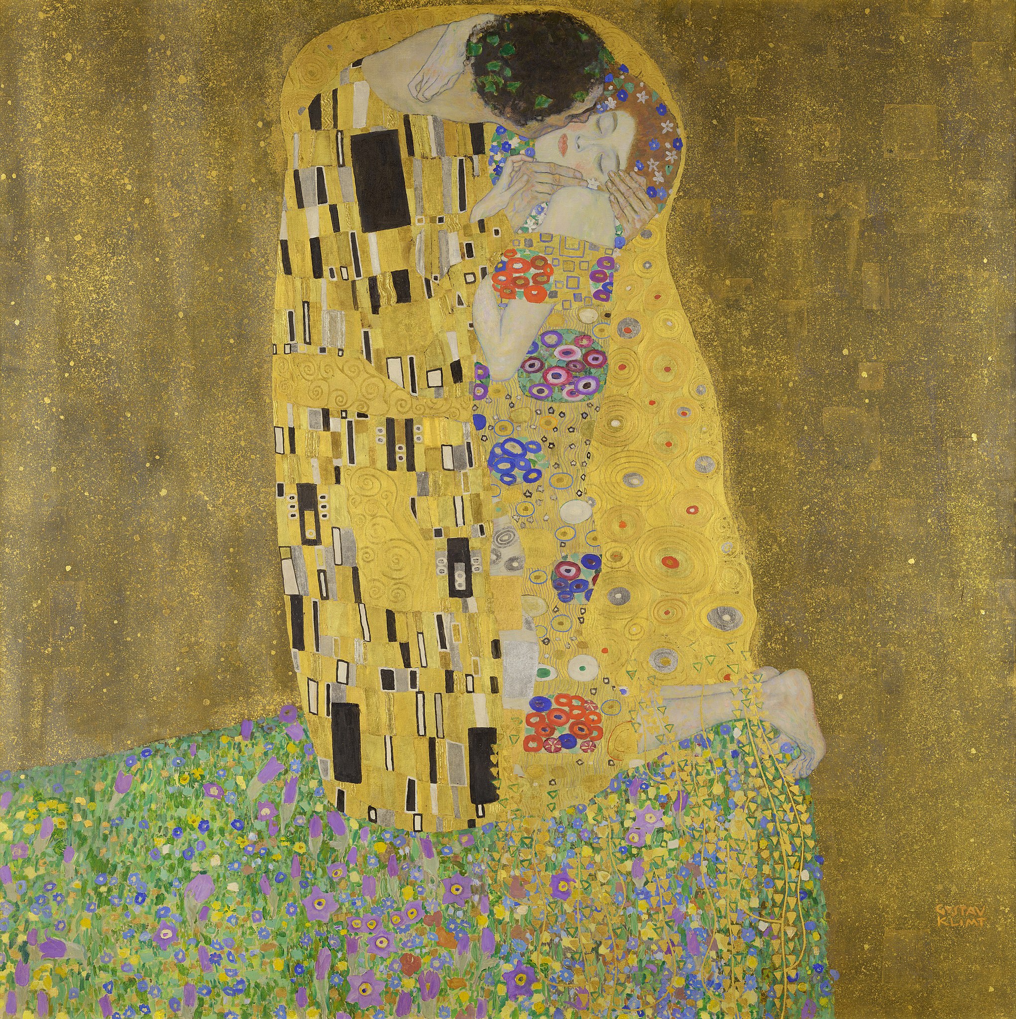 The Kiss (1907–1908)
Gustav Klimt